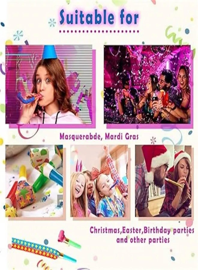 VTL Birthday Party Whistles for Kids & Adults | Colorful Blowout Noise Makers | Party Favors for Birthday, Celebration & Events | Pack of 20 - Image 3